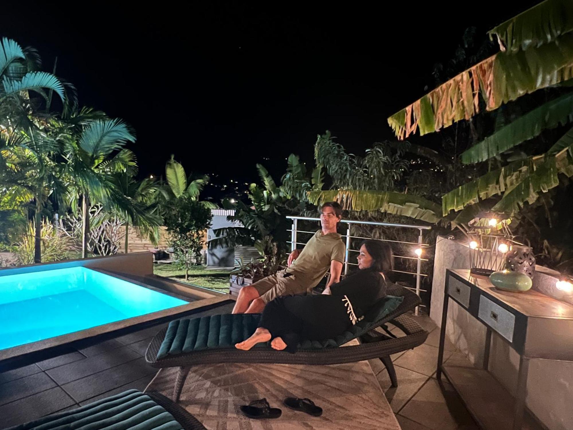 Villa Ti Moon, Entre Deux, Piscine Exteriör bild